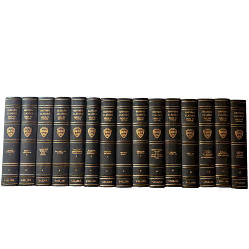Vintage harvard classics - vintage, shelf