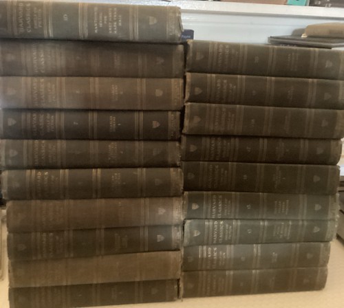 Lot harvard classics shelf - 19,